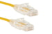 Cat6A Slim Snagless Ethernet Patch Cable, 7ft, Yellow