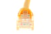Cat6A Shielded Ethernet Patch Cable, Half-moon Boot, 2 ft, Yellow