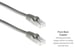 Cat6 Crossover Ethernet Patch Cable, Booted, 5 ft, Gray