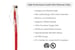 Cat6A Slim Snagless Ethernet Patch Cable, 6ft, Red