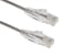 Cat6A Slim Snagless Ethernet Patch Cable, 6 ft, Gray